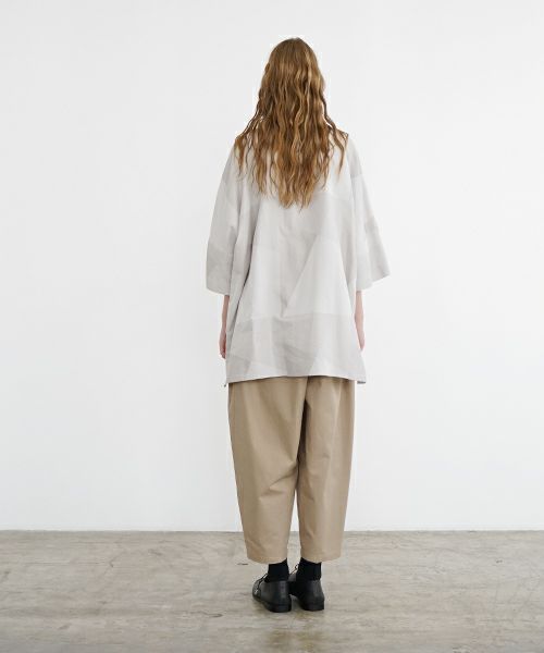 VU ヴウ cropped pants [CAMEL] クロップドパンツ vu-s24-pt01