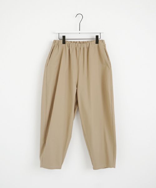 VU ヴウ cropped pants [CAMEL] クロップドパンツ vu-s24-pt01