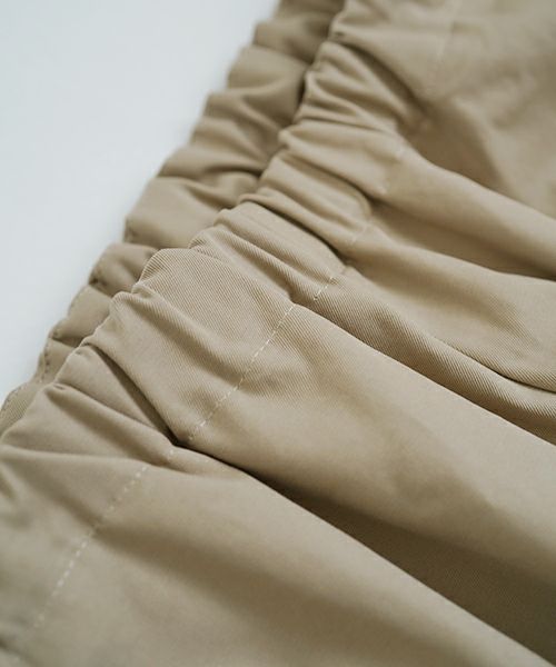 VU ヴウ cropped pants [CAMEL] クロップドパンツ vu-s24-pt01