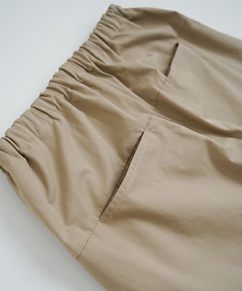 VU ヴウ cropped pants [CAMEL] クロップドパンツ vu-s24-pt01