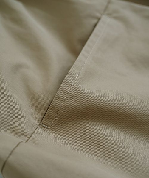 VU ヴウ cropped pants [CAMEL] クロップドパンツ vu-s24-pt01