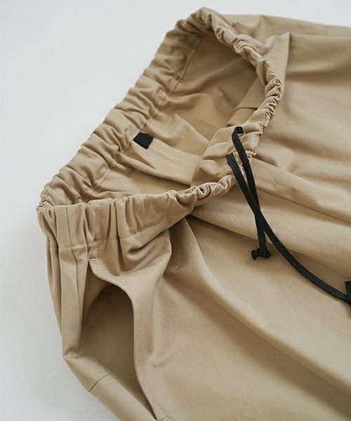 VU ヴウ cropped pants [CAMEL] クロップドパンツ vu-s24-pt01