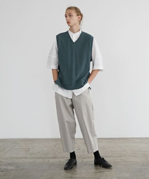 VU ヴウ cropped pants [CHALK] クロップドパンツ vu-s24-pt01