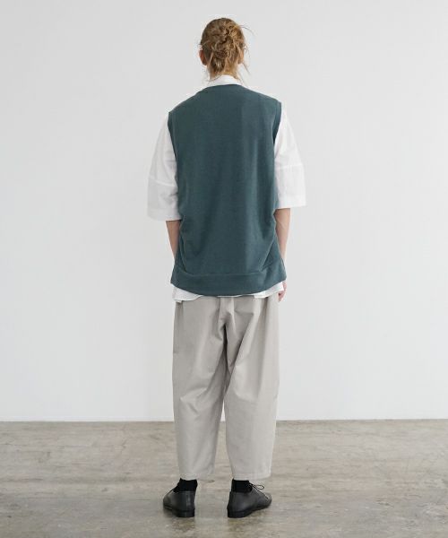 VU ヴウ cropped pants [CHALK] クロップドパンツ vu-s24-pt01