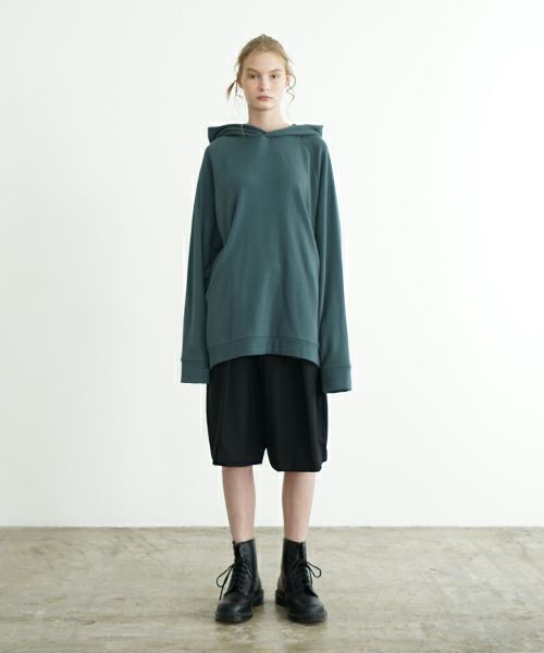 VU ヴウ wide short pants [BLACK] ワイドショートパンツ vu-s24-p02