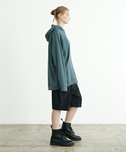 VU ヴウ wide short pants [BLACK] ワイドショートパンツ vu-s24-p02