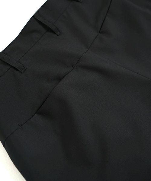 VU ヴウ wide short pants [BLACK] ワイドショートパンツ vu-s24-p02