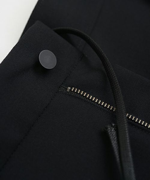 VU ヴウ wide short pants [BLACK] ワイドショートパンツ vu-s24-p02