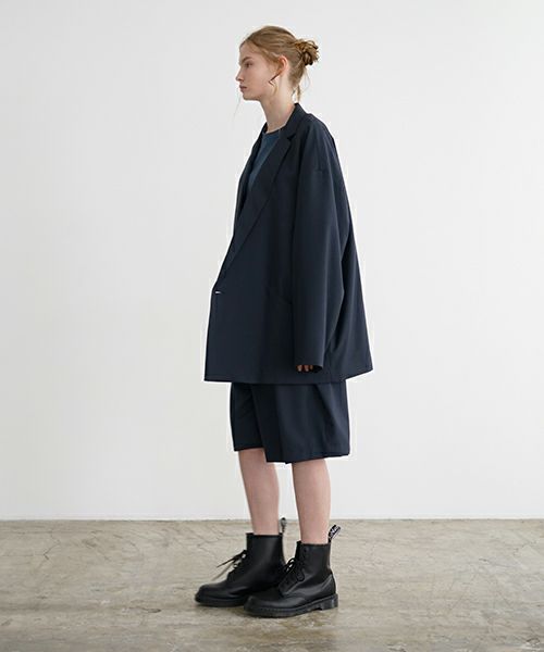 VU ヴウ wide short pants [DEEP BLUE]  ワイドショートパンツ vu-s24-p02