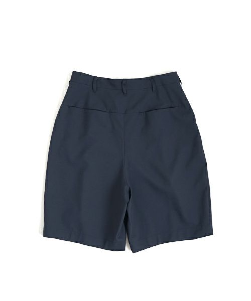 VU ヴウ wide short pants [DEEP BLUE]  ワイドショートパンツ vu-s24-p02