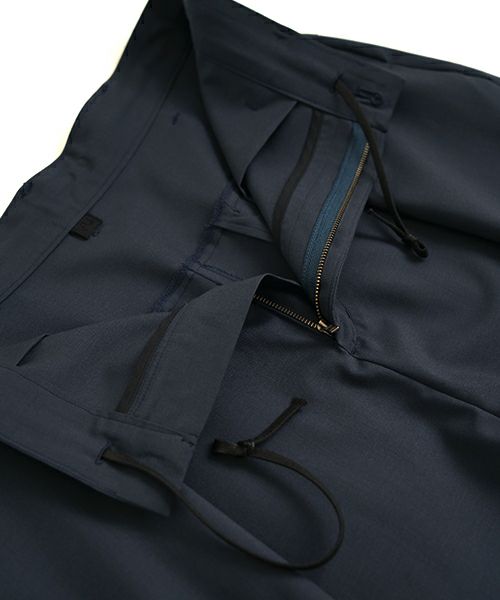 VU ヴウ wide short pants [DEEP BLUE]  ワイドショートパンツ vu-s24-p02