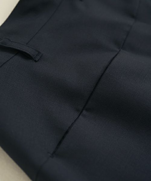 VU ヴウ wide short pants [DEEP BLUE]  ワイドショートパンツ vu-s24-p02