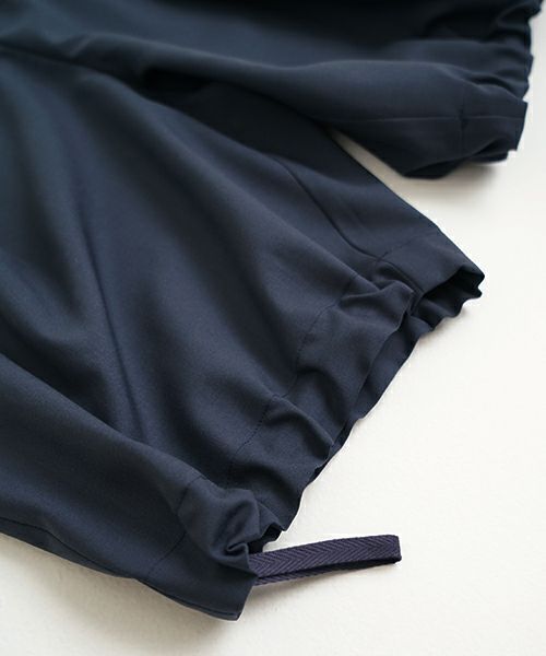 VU ヴウ wide short pants [DEEP BLUE]  ワイドショートパンツ vu-s24-p02