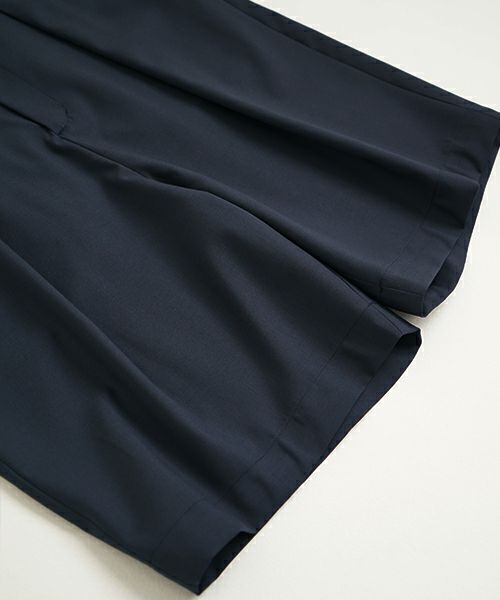 VU ヴウ wide short pants [DEEP BLUE]  ワイドショートパンツ vu-s24-p02