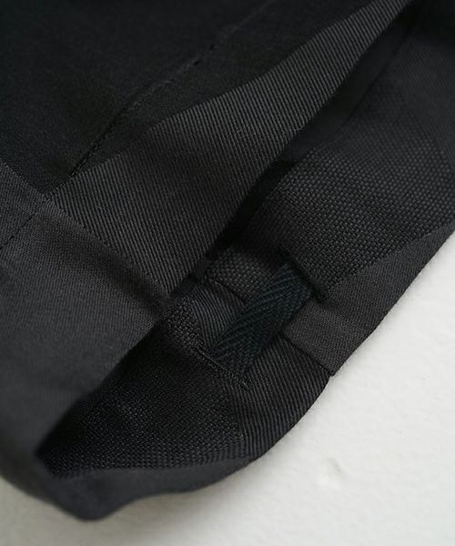 VU ヴウ geometric wide short pants  [charcoal×black]  幾何学ワイドショートパンツ vu-s24-p02