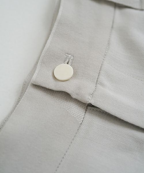 VU ヴウ geometric wide short pants  [ash×gray] 幾何学ワイドショートパンツ vu-s24-p02