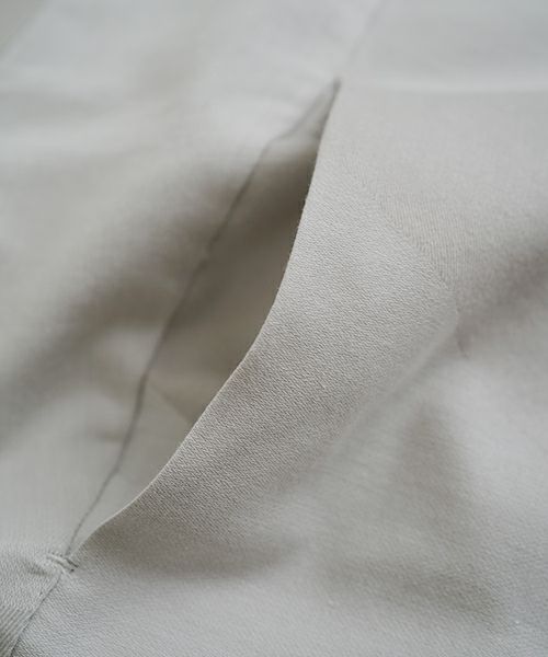 VU ヴウ geometric wide short pants  [ash×gray] 幾何学ワイドショートパンツ vu-s24-p02