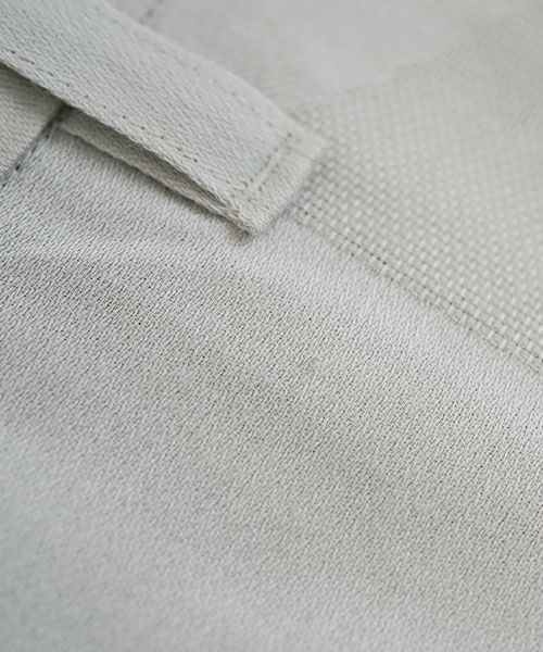 VU ヴウ geometric wide short pants  [ash×gray] 幾何学ワイドショートパンツ vu-s24-p02