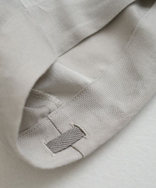 VU ヴウ geometric wide short pants  [ash×gray] 幾何学ワイドショートパンツ vu-s24-p02