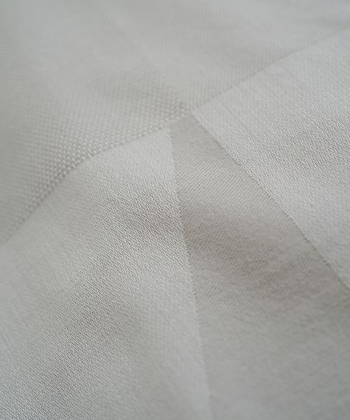 VU ヴウ geometric wide short pants  [ash×gray] 幾何学ワイドショートパンツ vu-s24-p02