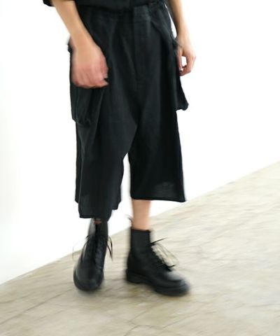 VU ヴウ flight short pants  [BLACK] フライトショートパンツ  vu-s24-p03