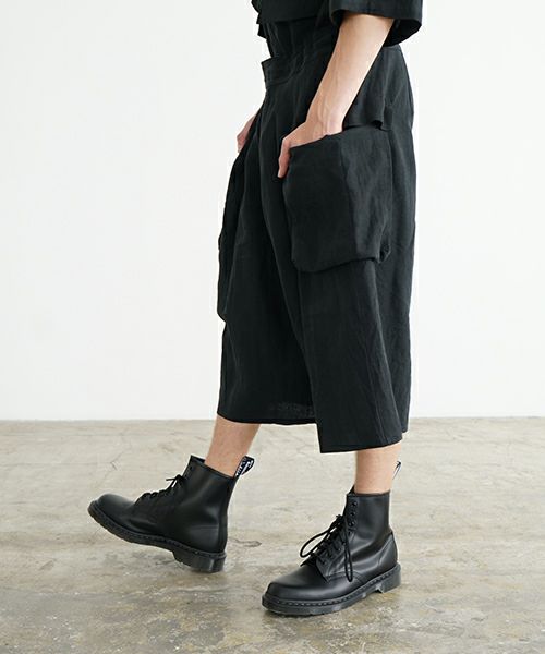 VU ヴウ flight short pants  [BLACK] フライトショートパンツ  vu-s24-p03