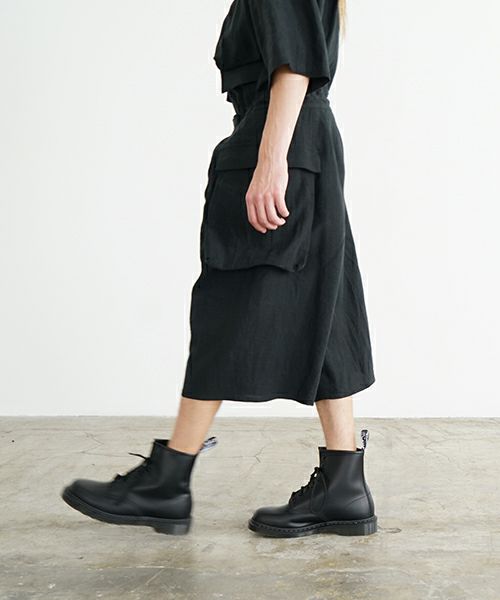 VU ヴウ flight short pants  [BLACK] フライトショートパンツ  vu-s24-p03