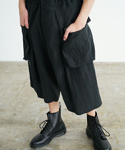 VU ヴウ flight short pants  [BLACK] フライトショートパンツ  vu-s24-p03