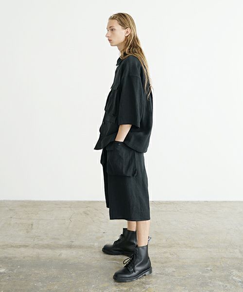 VU ヴウ flight short pants  [BLACK] フライトショートパンツ  vu-s24-p03