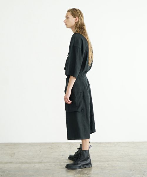 VU ヴウ flight short pants  [BLACK] フライトショートパンツ  vu-s24-p03