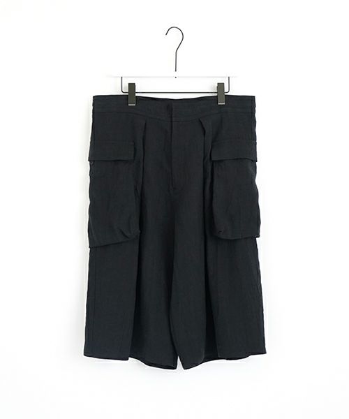 VU ヴウ flight short pants  [BLACK] フライトショートパンツ  vu-s24-p03