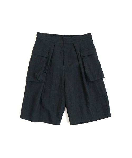 VU ヴウ flight short pants  [BLACK] フライトショートパンツ  vu-s24-p03
