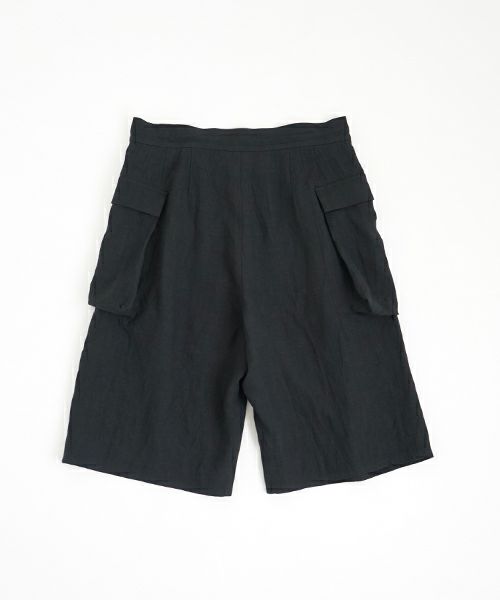 VU ヴウ flight short pants  [BLACK] フライトショートパンツ  vu-s24-p03
