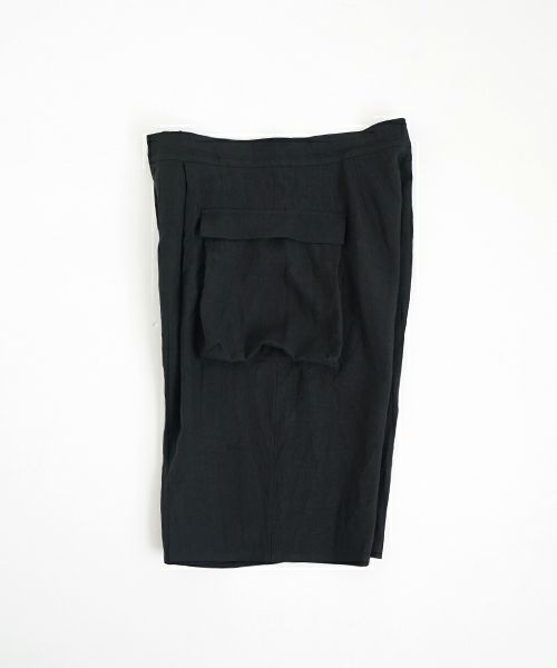 VU ヴウ flight short pants  [BLACK] フライトショートパンツ  vu-s24-p03