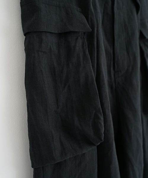 VU ヴウ flight short pants  [BLACK] フライトショートパンツ  vu-s24-p03