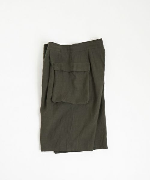 VU ヴウ flight short pants  [DARK KHAKI] フライトショートパンツ vu-s24-p03