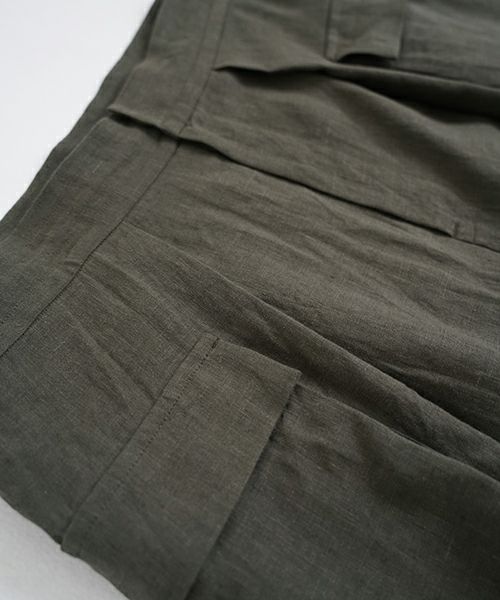 VU ヴウ flight short pants  [DARK KHAKI] フライトショートパンツ vu-s24-p03