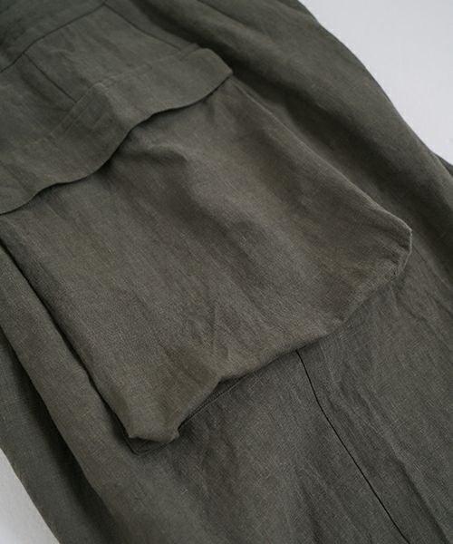 VU ヴウ flight short pants  [DARK KHAKI] フライトショートパンツ vu-s24-p03