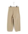 VU ヴウ knee wide pants-FINX COTTON [CAMEL] ニーワイドパンツ vu-s24-p06
