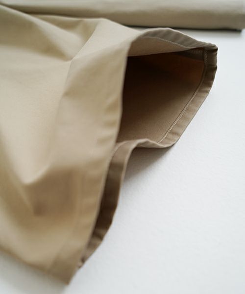 VU ヴウ knee wide pants-FINX COTTON [CAMEL] ニーワイドパンツ vu-s24-p06