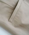VU ヴウ knee wide pants-FINX COTTON [CAMEL] ニーワイドパンツ vu-s24-p06