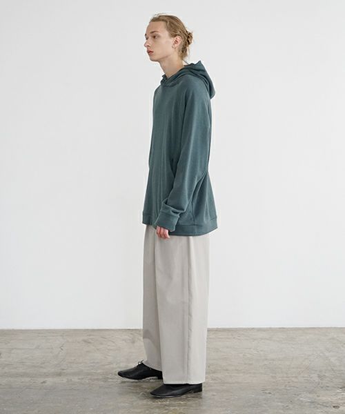 VU ヴウ knee wide pants-FINX COTTON [CHALK] ニーワイドパンツ vu-s24-p06