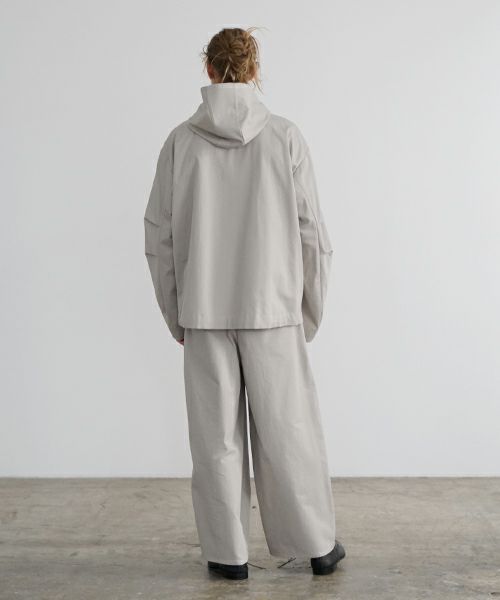 VU ヴウ knee wide pants-FINX COTTON [CHALK] ニーワイドパンツ vu-s24-p06