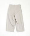 VU ヴウ knee wide pants-FINX COTTON [CHALK] ニーワイドパンツ vu-s24-p06