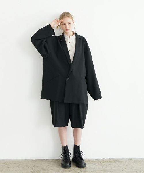 VU ヴウ double jacket [BLACK] ダブルジャケット vu-s24-j01