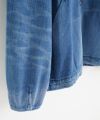 VU ヴウ vintage denim shirts collar bluson[VINTAGE BLUE] ヴィンテージスタンドカラーブルゾン vu-s24-b01