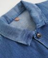 VU ヴウ vintage denim shirts collar bluson[VINTAGE BLUE] ヴィンテージスタンドカラーブルゾン vu-s24-b01