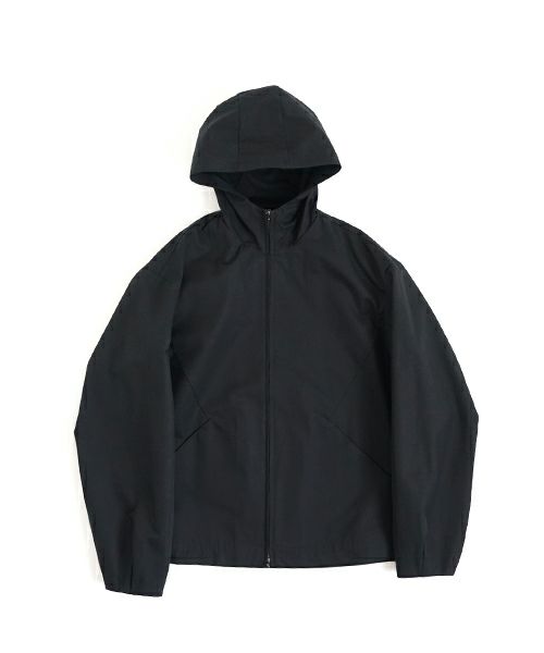 VU ヴウ hoodie bluson FINX COTTON[BLACK] パーカーブルゾン vu-s24-b02