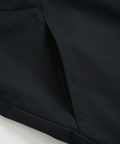 VU ヴウ hoodie bluson FINX COTTON[BLACK] パーカーブルゾン vu-s24-b02