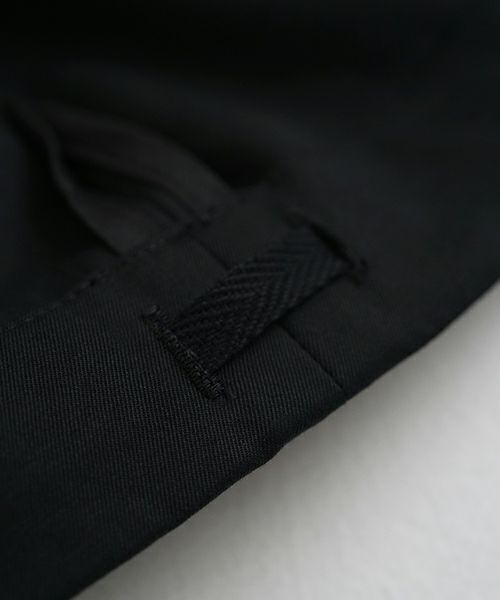 VU ヴウ hoodie bluson FINX COTTON[BLACK] パーカーブルゾン vu-s24-b02